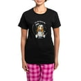thumbnail image 1 of CafePress - Australian Shepherd IAAM Women's Dark Pajamas - Women's Short Sleeve Print T-Shirt and Pants Dark Cotton Pajama Set, 1 of 7