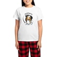 thumbnail image 1 of CafePress - Australian Shepherd IAAM Women's Light Pajamas - Women's Short Sleeve Print T-Shirt and Pants Light Cotton Pajama Set, 1 of 7