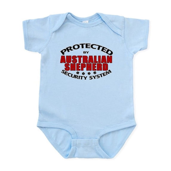 CafePress - Australian Shepherd Security Infant Bodysuit - Baby Light Bodysuit, Size Newborn - 24 Months