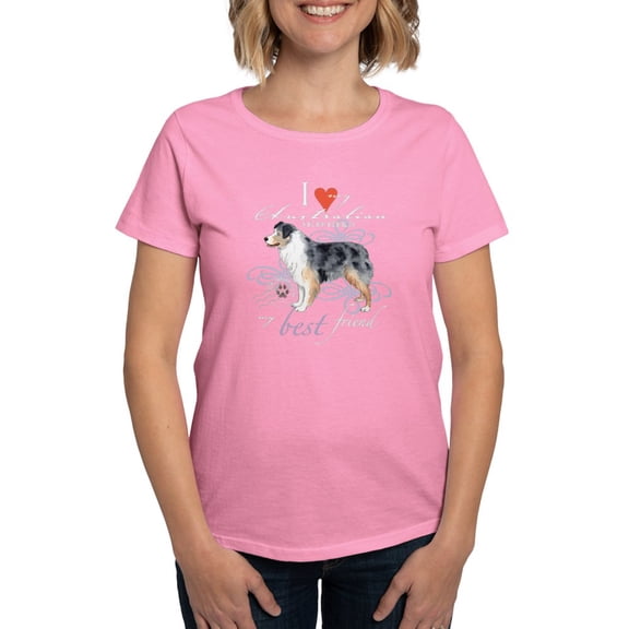 CafePress - Australian Shepherd Women's Dark T Shirt - Women's Traditional Fit Dark T-Shirt