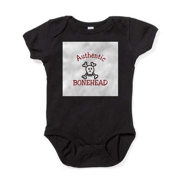 CafePress - Authentic Bonehead - Cute Infant Bodysuit Baby Romper - Size Newborn - 24 Months