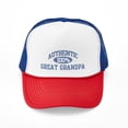 thumbnail image 1 of CafePress - Authentic Great Grandpa - Adjustable Unisex Printed Trucker Hat with Mesh Back, 1 of 10