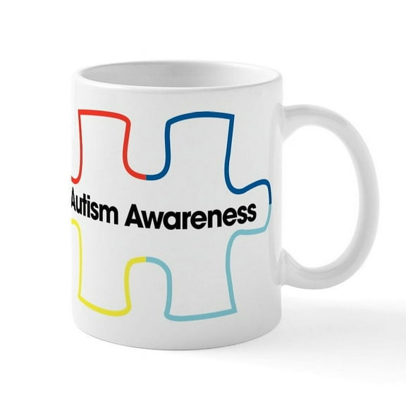 CafePress - Autism Awareness - 11 oz Ceramic Mug - Novelty Coffee Tea Cup