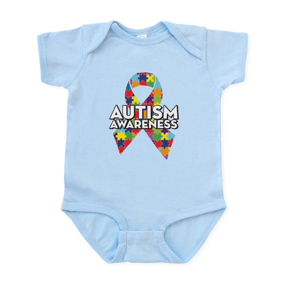 CafePress - Autism Awareness Body Suit - Baby Light Bodysuit, Size Newborn - 24 Months