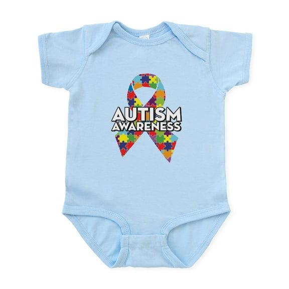 CafePress - Autism Awareness Body Suit - Baby Light Bodysuit, Size Newborn - 24 Months