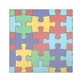 thumbnail image 1 of CafePress - Autism Awareness Puzzle Piece Pattern Sticker - Square Sticker 3" x 3", 1 of 1
