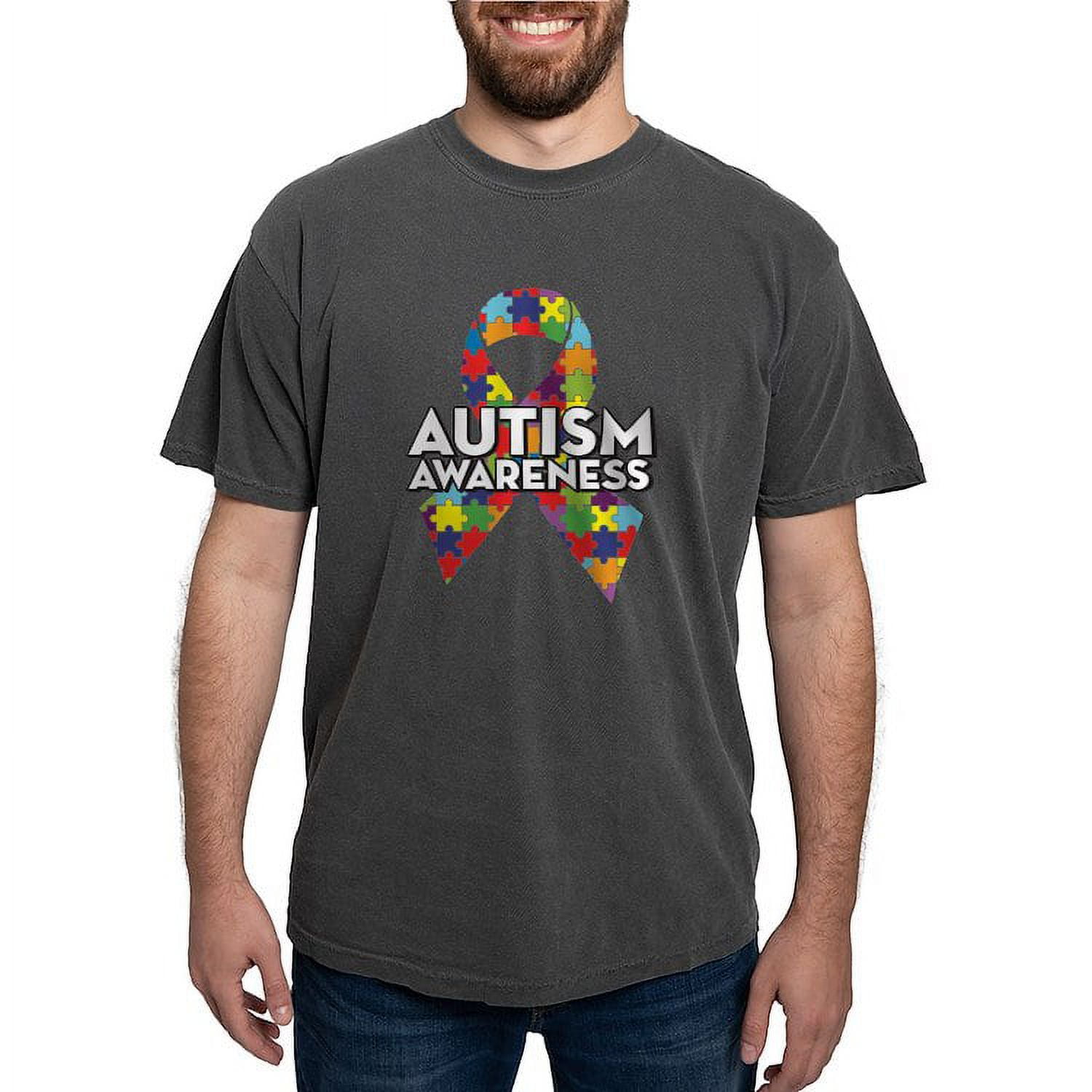 CafePress - Autism Awareness T Shirt - Mens Comfort Colors Shirt