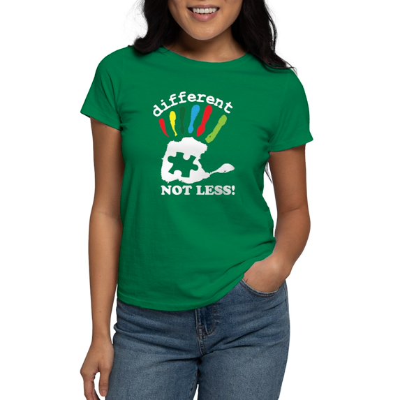 CafePress - Autism Awarness T Shirt - Women's Traditional Fit Dark T-Shirt