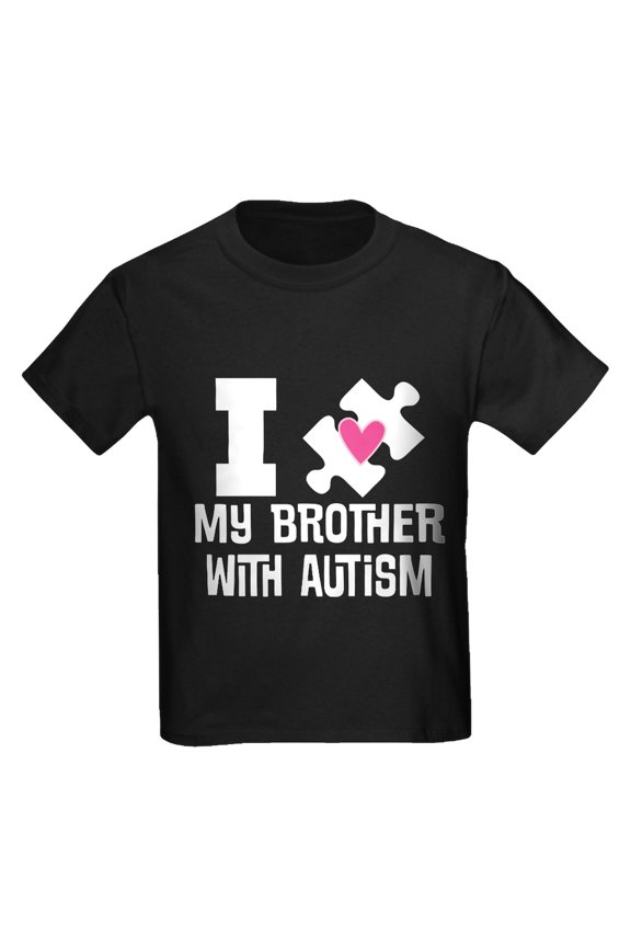 - Autism Brother Support T Shirt - Dark T-Shirt Kids XS-XL