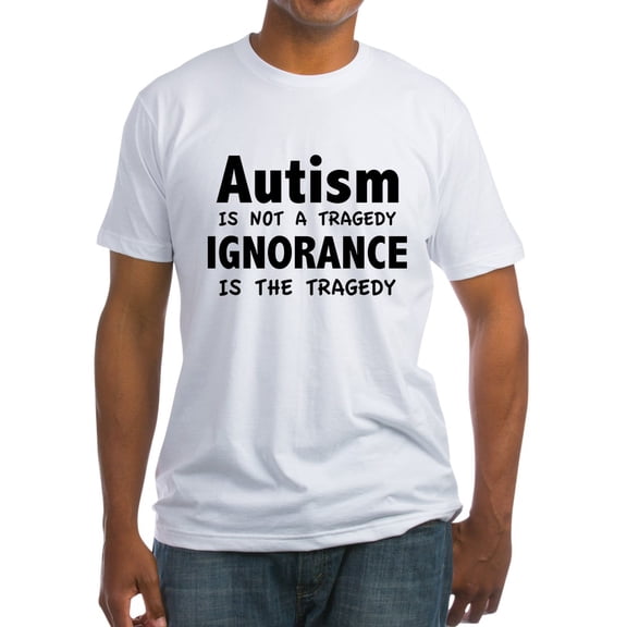 CafePress - Autism Is Not A Tragedy Fitted T Shirt - Fitted T-Shirt, Vintage Fit Soft Cotton Tee