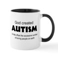 thumbnail image 1 of CafePress - Autism Offsets Boredom Mug - 11 oz Ceramic Mug - Novelty Coffee Tea Cup, 1 of 4