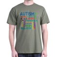 thumbnail image 1 of CafePress - Autism Word Cloud T Shirt - Men's Classic Graphic Cotton T-Shirt, 1 of 4