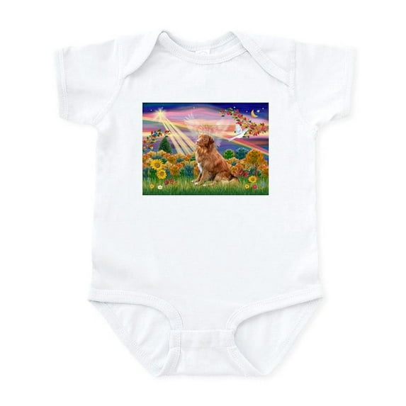 CafePress - Autumn Angel & Nova Scotia Infant Bodysuit - Baby Light Bodysuit, Size Newborn - 24 Months