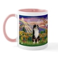 thumbnail image 1 of CafePress - Autumn Angel / Aussie (Tri) Mug - 11 oz Ceramic Mug - Novelty Coffee Tea Cup, 1 of 3