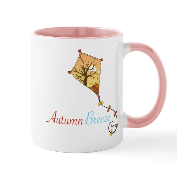 CafePress - Autumn Breeze Mug - 11 oz Ceramic Mug - Novelty Coffee Tea Cup
