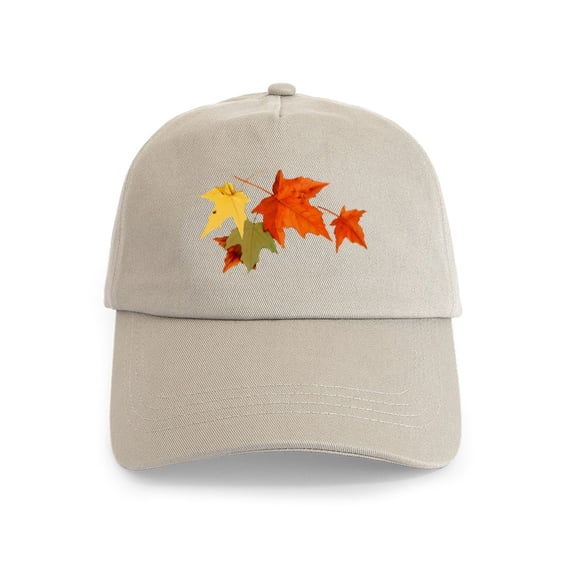 CafePress - Autumn Colors Cap - Adjustable 100% Brushed Unisex Casual Cotton Baseball Cap, Beige, 1