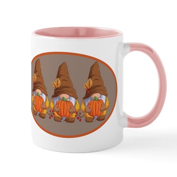 CafePress - Autumn Gnomes Halloween Mugs - 11 oz Ceramic Mug - Novelty Coffee Tea Cup