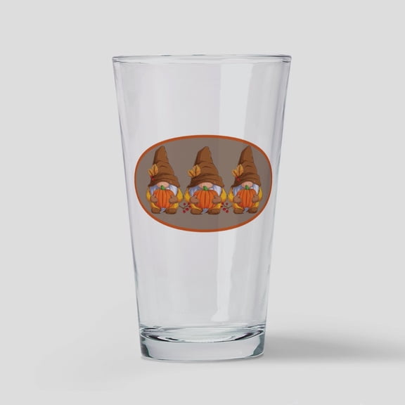 CafePress - Autumn Gnomes Halloween - Pint Glass, Drinking Glass, 16 oz. CafePress