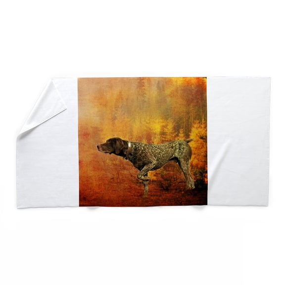 CafePress - Autumn Hunting Pointer Dog - Large Beach Towel, Soft 30"x60" Towel with Unique Design