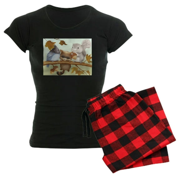 CafePress - Women's Dark Pajamas - Women's Short Sleeve Print T-Shirt and Pants Dark Cotton Pajama Set