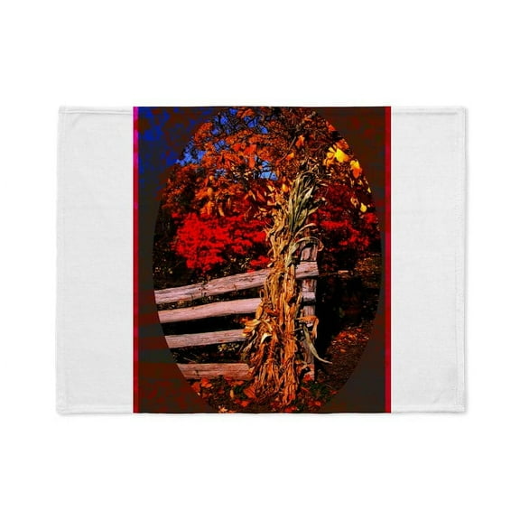 CafePress - Autumn Scene - Soft Fleece Throw Stadium Blanket, 30"x40"