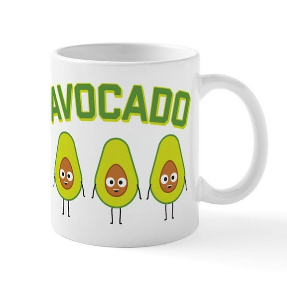 CafePress - Avocado - 11 oz Ceramic Mug - Novelty Coffee Tea Cup