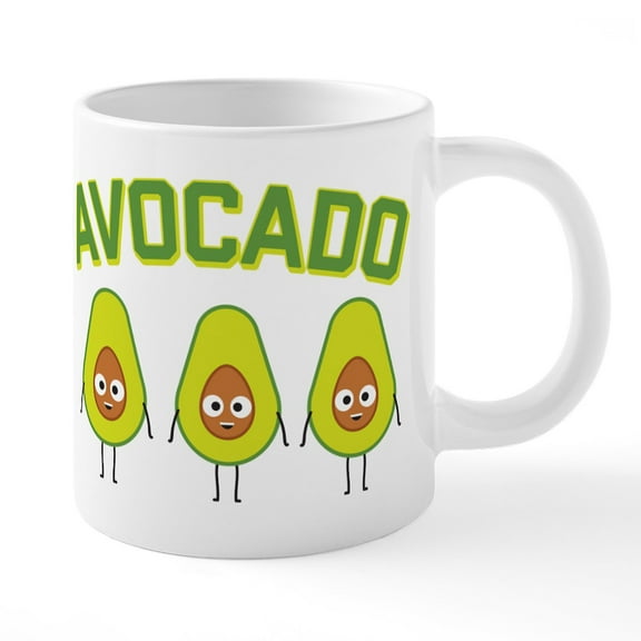 CafePress - Avocado - 20 Oz White Ceramic Mega Mug