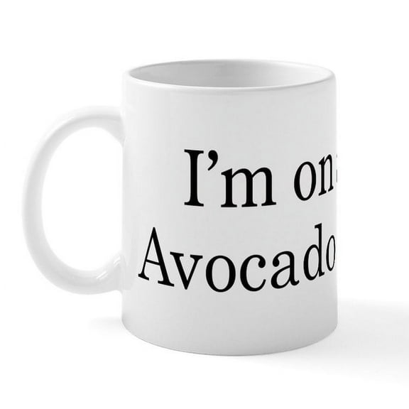 CafePress - Avocado Diet Mug - 11 oz Ceramic Mug - Novelty Coffee Tea Cup