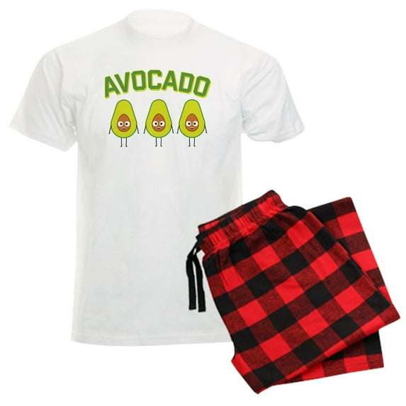 CafePress - Avocado Men's Light Pajamas - Men's Light Loose Fit Cotton Pajama Set