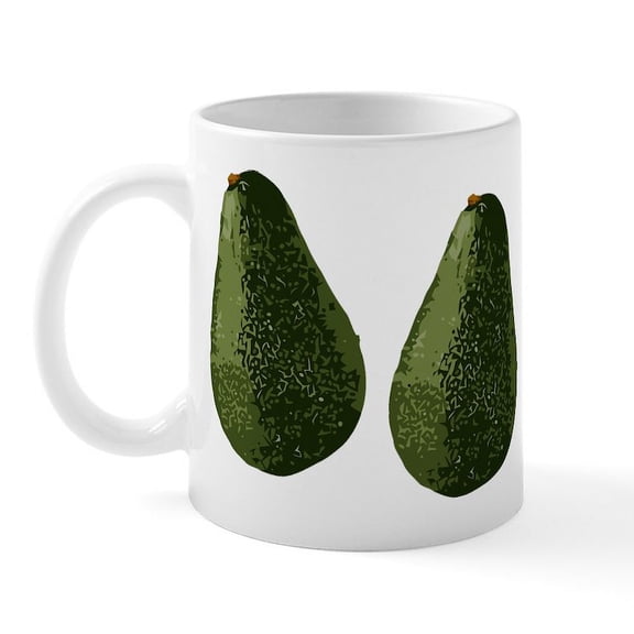 CafePress - Avocados Mug - 11 oz Ceramic Mug - Novelty Coffee Tea Cup
