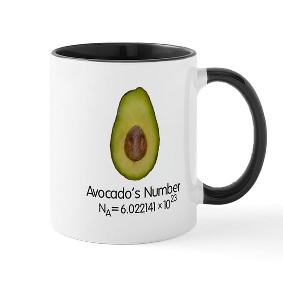 CafePress - Avocados Number Small Mugs - 11 oz Ceramic Mug - Novelty Coffee Tea Cup