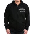 thumbnail image 1 of CafePress - Avoid Negativity Sweatshirt - Zip Hoodie, Classic Hooded Sweatshirt with Metal Zipper, 1 of 4