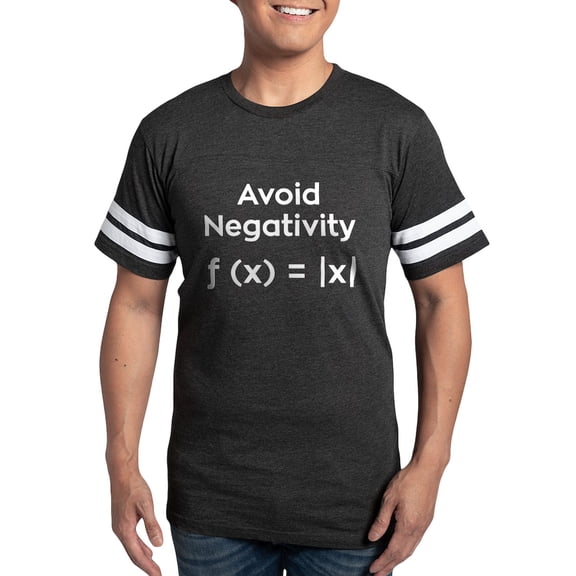 CafePress - Avoid Negativity T Shirt - Mens Football Shirt