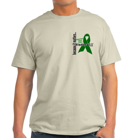 CafePress - Awareness 1 TBI Light T Shirt - Men's Classic Graphic T-Shirt