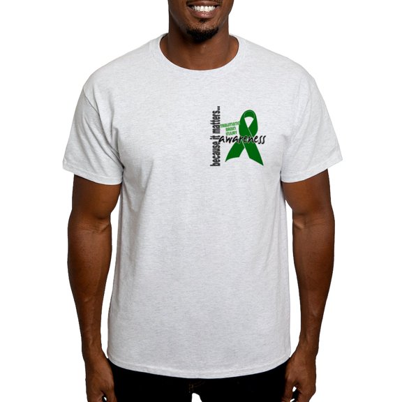 CafePress - Awareness 1 TBI Light T Shirt - Men's Classic Graphic T-Shirt