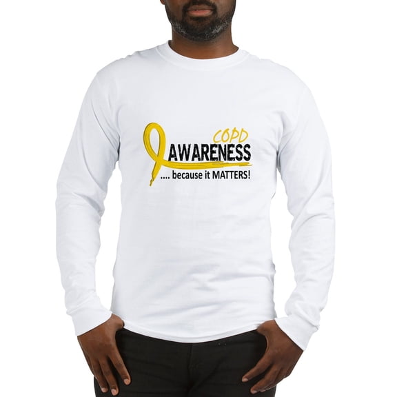 CafePress - Awareness 2 COPD Long Sleeve T Shirt - Unisex Cotton Long Sleeve T-Shirt
