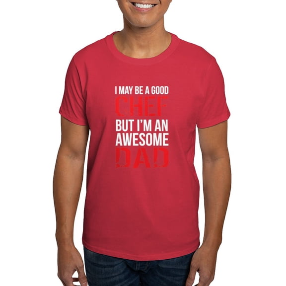 CafePress - Awesome Chef Dad T Shirt - Men's Classic Graphic Cotton T-Shirt
