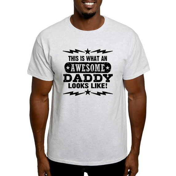 CafePress - Awesome Daddy Light T Shirt - Men's Classic Graphic T-Shirt