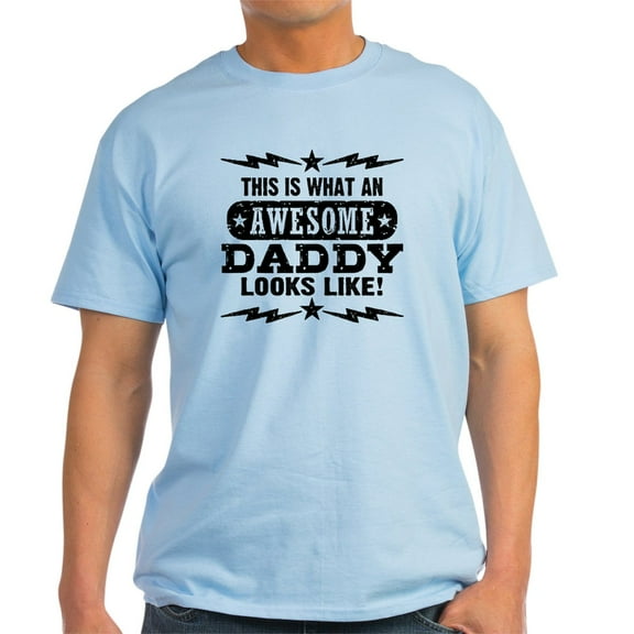 CafePress - Awesome Daddy Light T Shirt - Men's Classic Graphic T-Shirt