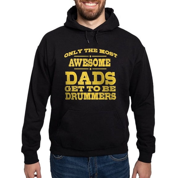CafePress - Awesome Drummer Dad Sweatshirt - Pullover Hoodie, Classic, Comfortable Hooded Sweatshirt