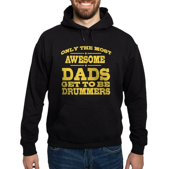 CafePress - Awesome Drummer Dad Sweatshirt - Pullover Hoodie, Classic, Comfortable Hooded Sweatshirt