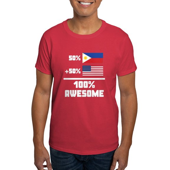CafePress - Awesome Filipino American T Shirt - Men's Classic Graphic Cotton T-Shirt