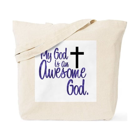 CafePress - Awesome God Tote Bag - Unisex Canvas Tote Bag, Beige, 1-Piece