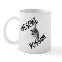 CafePress - Awesome Possum Mug - 11 oz Ceramic Mug - Novelty Coffee Tea Cup