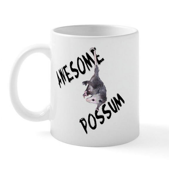 CafePress - Awesome Possum Mug - 11 oz Ceramic Mug - Novelty Coffee Tea Cup
