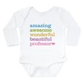 thumbnail image 1 of CafePress - Awesome Professor Body Suit - Long Sleeve Cotton Baby Bodysuit, 1 of 4