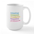 thumbnail image 1 of CafePress - Awesome Professor Large Mug - 15 oz Ceramic Large White Novelty Mug, 1 of 6
