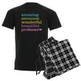 thumbnail image 1 of CafePress - Awesome Professor Men's Dark Pajamas - Men's Dark Loose Fit Cotton Pajama Set, 1 of 7