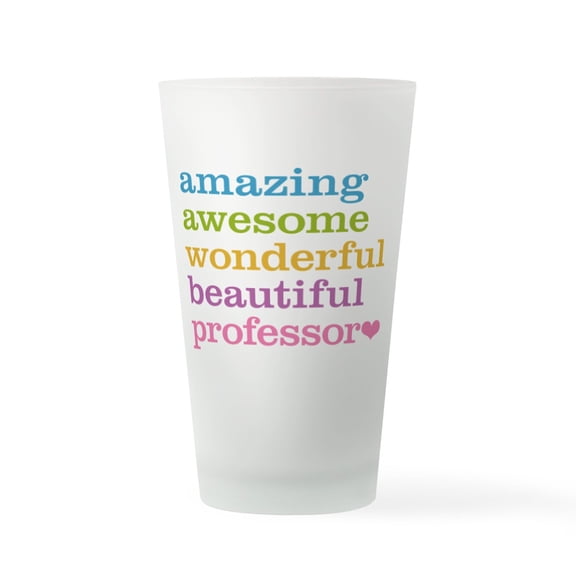 CafePress - Awesome Professor - Pint Glass, Drinking Glass, 16 oz. CafePress