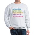 thumbnail image 1 of CafePress - Awesome Professor Sweatshirt - Crew Neck Sweatshirt, 1 of 4